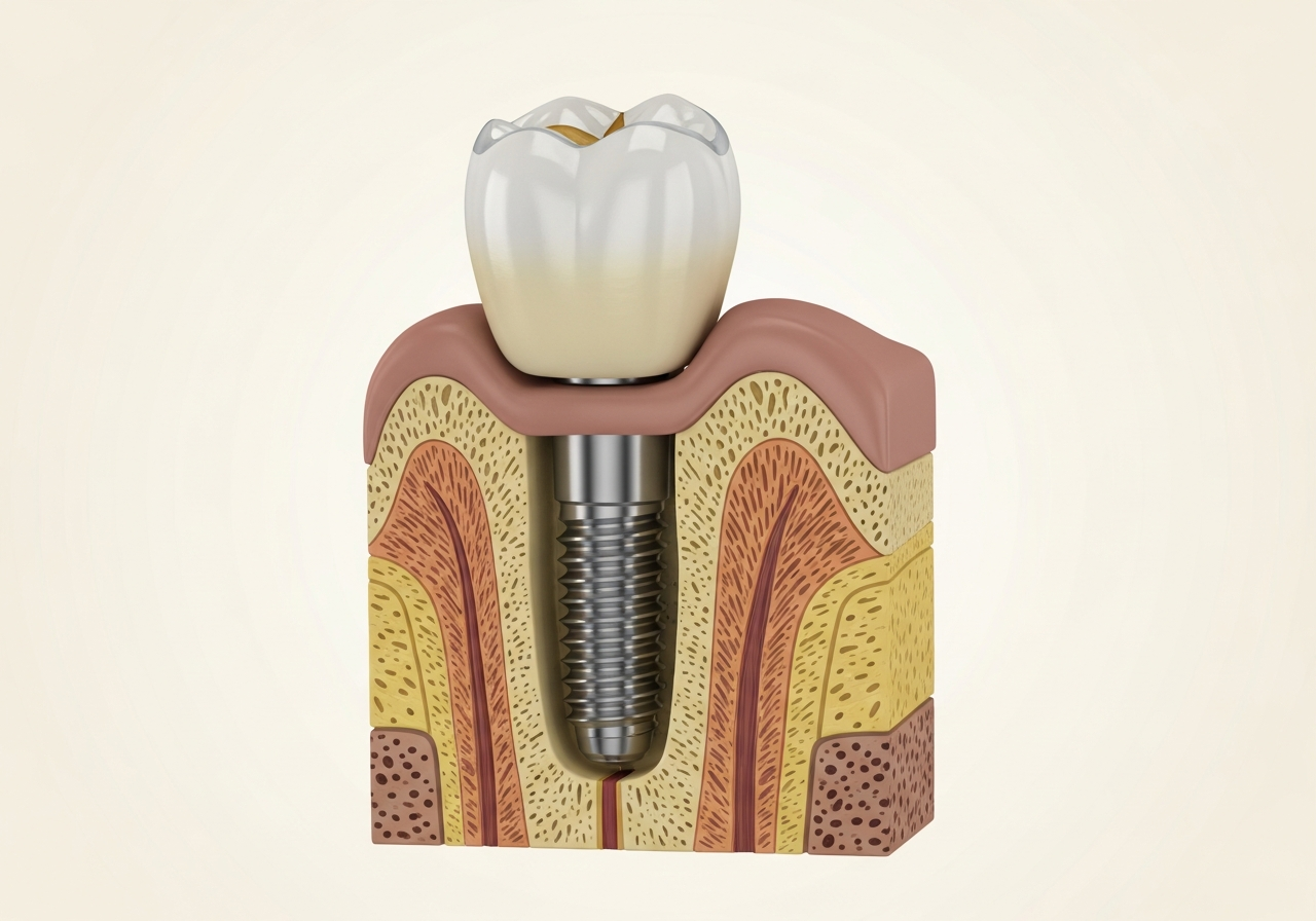 Single tooth dental implant at Venetian Pointe Dentistry, Orlando