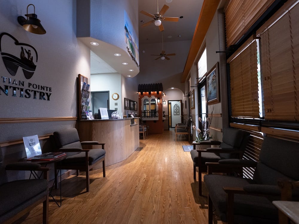 Venetian Pointe Dentistry reception and waiting area, Orlando FL